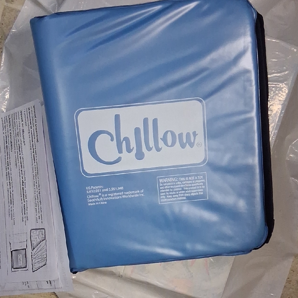 Blue Cooling Pillow